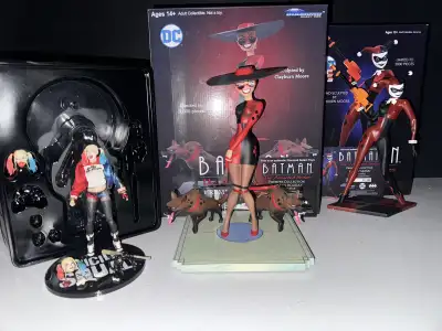Batman Animated Series HARLEY QUINN Premier Collection - HARLEY'S HOLIDAY Statue (803 of 3,000) like...
