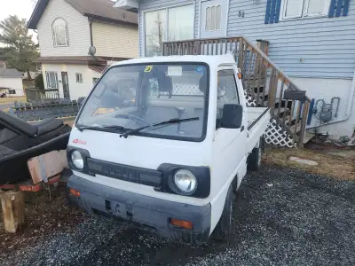 Selling Mini Truck. Runs good. In good condition for its age. All lights work but will need tires.