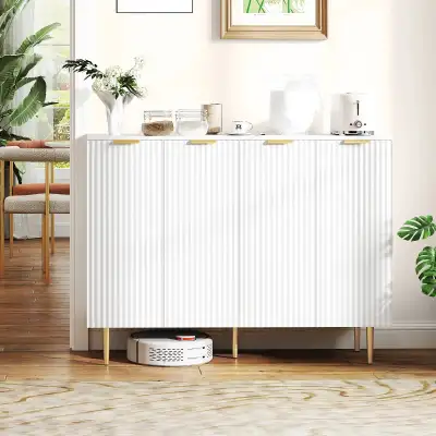 47.2" Modern Kitchen Storage Cabinet, Sideboard Buffet Cabinet, View more