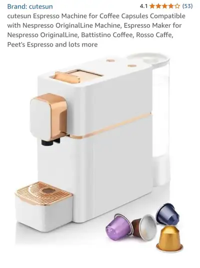 Cutesun Espresso Machine, View more