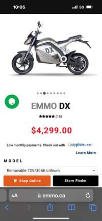 Emmo electric motorcycle 