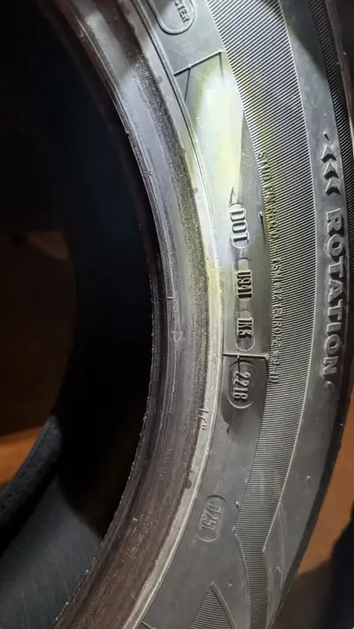 I have two Winter tires not on rims in good shape. $110 total takes them away!