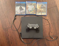 Used PS4 wth 1 controller and 3 Games