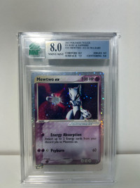 Selling Pokemon Cards: Mewtwo EX Ruby and Sapphire MNT 8