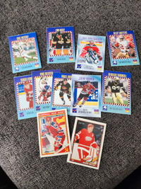 Assortment of old hockey cards