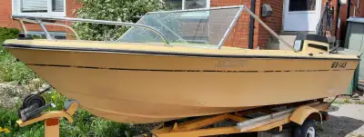 1 - 14' speedboat and 1 - 26' sailboat both on trailers ABS frame in photos inside cockpit and on fo...