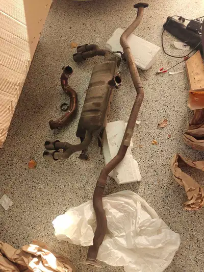 Full cat back exhaust. Oem. Selling to help pay for the new one I got. Zero issues with this one jus...