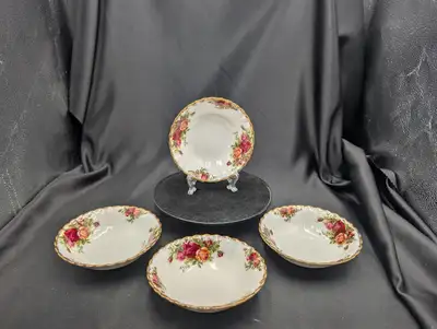 Royal Albert "Old Country Roses" Set of 4 Dessert Bowls 5.25", View more
