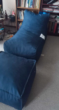 Lounger w/ Ottoman Excellent Condition