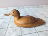 Petit canard - Sculpté en bois vintage
