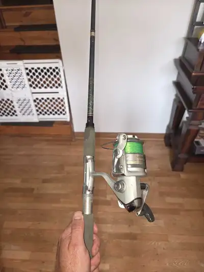 fishing rod and reel., View more