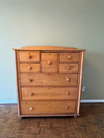 Large Pine Chest of Drawers, View more