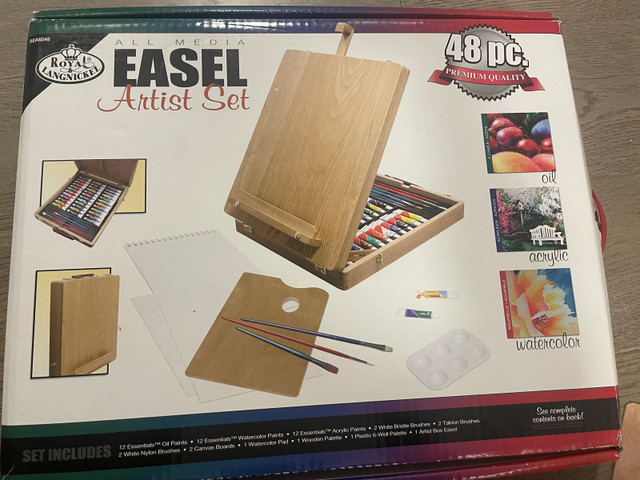 ROYAL LANGNICKEL EASEL ARTIST SET NEW in Arts & Collectibles in Oshawa / Durham Region