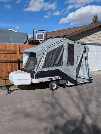 Brand New Great Ultralight Excel Tent trailer for Motorcycles or small cars. Under 350lbs and under...