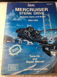 1964 -1992 MERCRUISER ALPHA AND BRAVO STERN DRIVE MANUAL #M0010