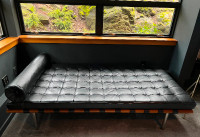 Mid century modern Barcelona daybed by Rove
