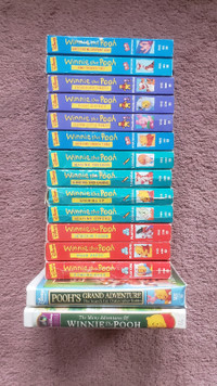 Winnie the Pooh VHS  Tape Collection