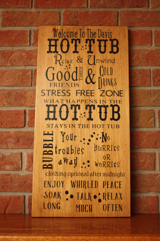 Custom Hot Tub Signs in Hot Tubs & Pools in Kitchener / Waterloo - Image 2