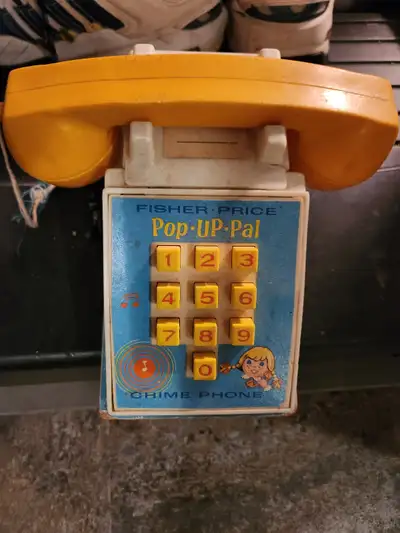 Vintage original fisher price phone, View more