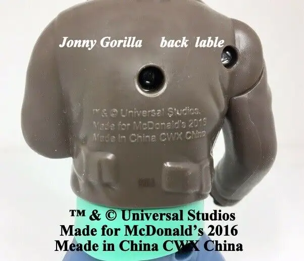 McDonald’s Sing Happy Meal Toy #8 Jonny Gorilla sealed pack new in Arts & Collectibles in City of Toronto - Image 7