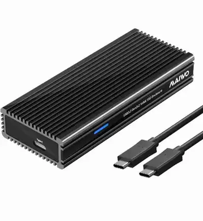 MAIWO M.2 NVMe SSD Enclosure, 20Gbps USB 3.2 GEN2x2 Type-C to NV, View more