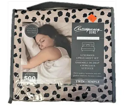 CLEARANCE - CONTEMPORARY HOME 3-Piece Sheet Set - TWIN / SINGLE, View more