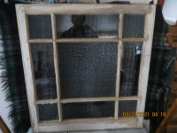 Vintage window with some privacy glass