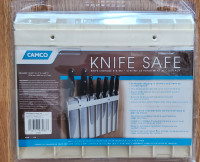 Camco Knife Safe, Beige, 9 x 11 x 5 / 8" New