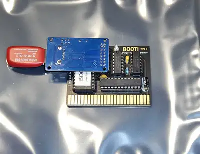 Apple II - SmartPort USB Hard Drive ! 'BootI' Card, View more