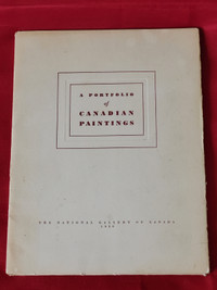 RARE, VINTAGE 1950, PORTFOLIO OF 25 CANADIAN PAINTINGS!!!