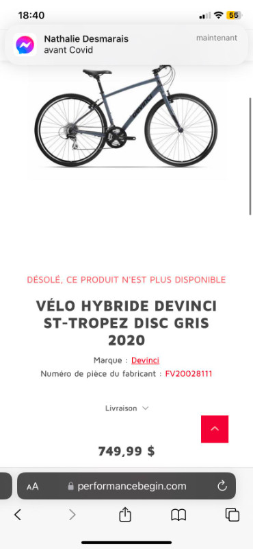 Vélo DeVinci modèle St-Tropez dans Randonnée, ville et hybrides  à Longueuil/Rive Sud - Image 3