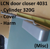 Door Closer - LCN 4031, Ex/Interior, Cylinder, Cover, Harm (6)