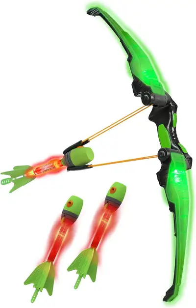 New in original packaging. This is a FANTASTIC toy. Each set includes one light up bow and three lig...