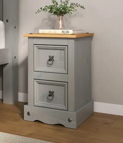 "NEW" Petit Night Table color Gray, View more