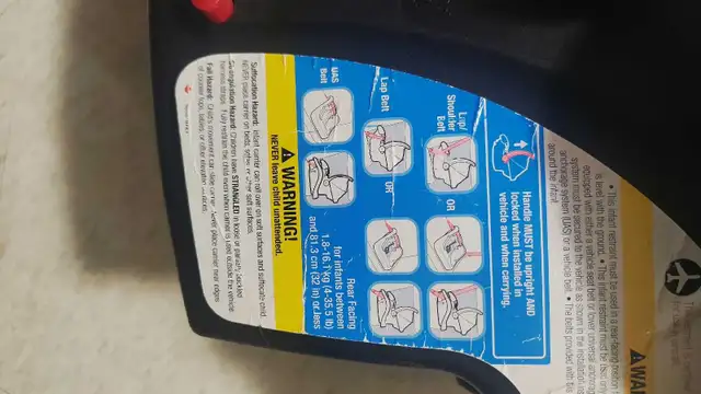 Safety 1st Infant Car Seat (Expires 2029) in Strollers, Carriers & Car Seats in Sudbury - Image 3