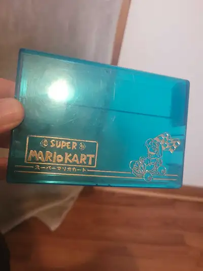 Vintage Mario Kart Super Famicom Cartridge Holder, View more
