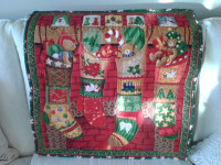 Countdown to Christmas refillable handmade quilted calendar