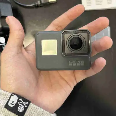 GoPro HERO5 Black — Waterproof Digital Action Camera with Touch Screen 4K HD Video. Used but in very...