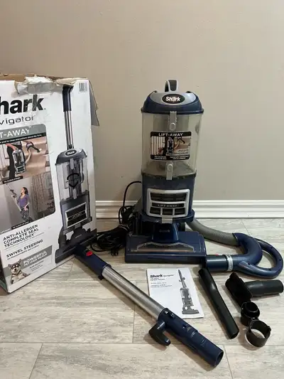 Shark Navigator Upright Vacuum Cleaner Description: Shark Model NV380C vacuum that deep-cleans now c...