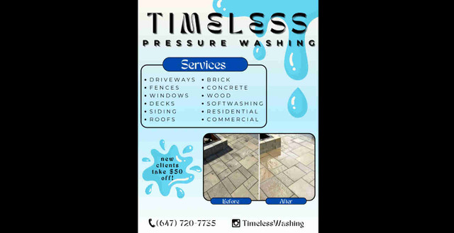  PRESSURE WASHING & WINDOW CLEANING in Cleaners & Cleaning in Oshawa / Durham Region