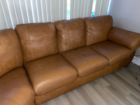 Leather square sofa 