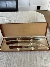 Vintage (Mid-Century) Glo-Hill Carving Set in Original Box