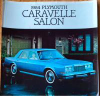 1984 PLYMOUTH CARAVELLE SALON AUTO BROCHURE FOR SALE