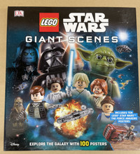 DK LEGO Star Wars Giant Scenes Hardcover Book with 100 Posters