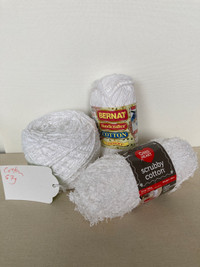 Lot of dishcloth cotton yarn from Bernat and Red Heart