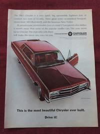 1965 Chrysler 300 Original Ad