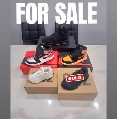 Nike, Jordan, Adidas Yeezy, View more