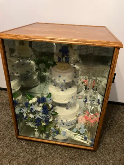 Oak Display Cabinet , View more