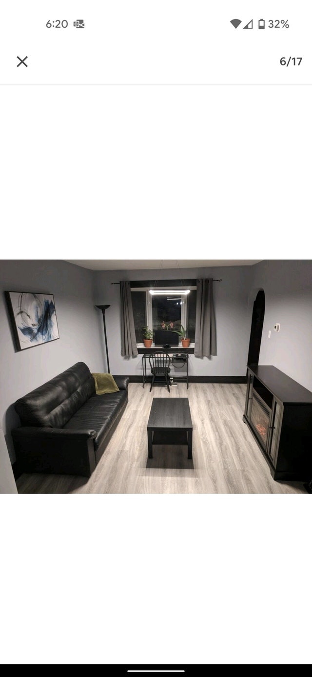 Furnished Bedroom for rent All Utilities and parking included Short