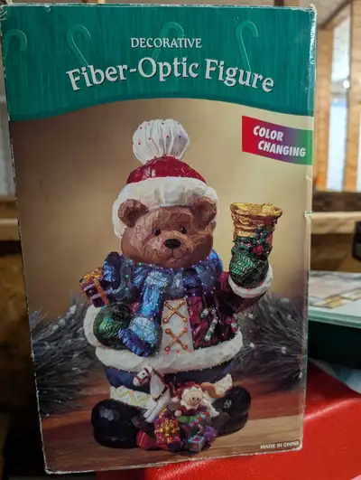 Costco Fiber-Optic Decorative Bear Figure, View more